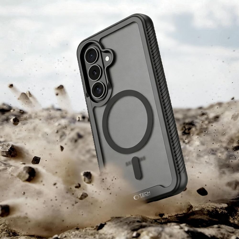 Samsung Galaxy S26 Tech-Protect Defense MagSafe dėklas – juodas 6