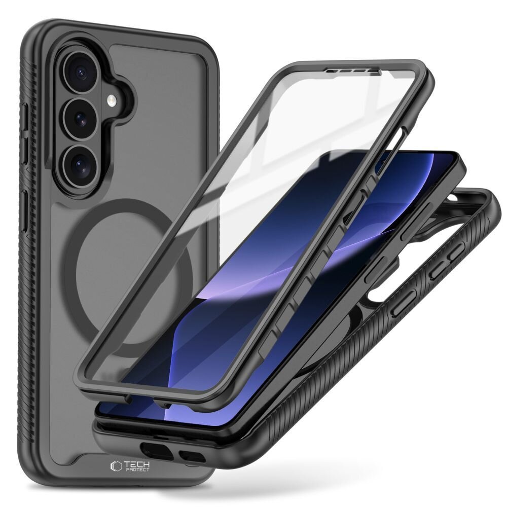 Samsung Galaxy S26 Tech-Protect Defense MagSafe dėklas – juodas