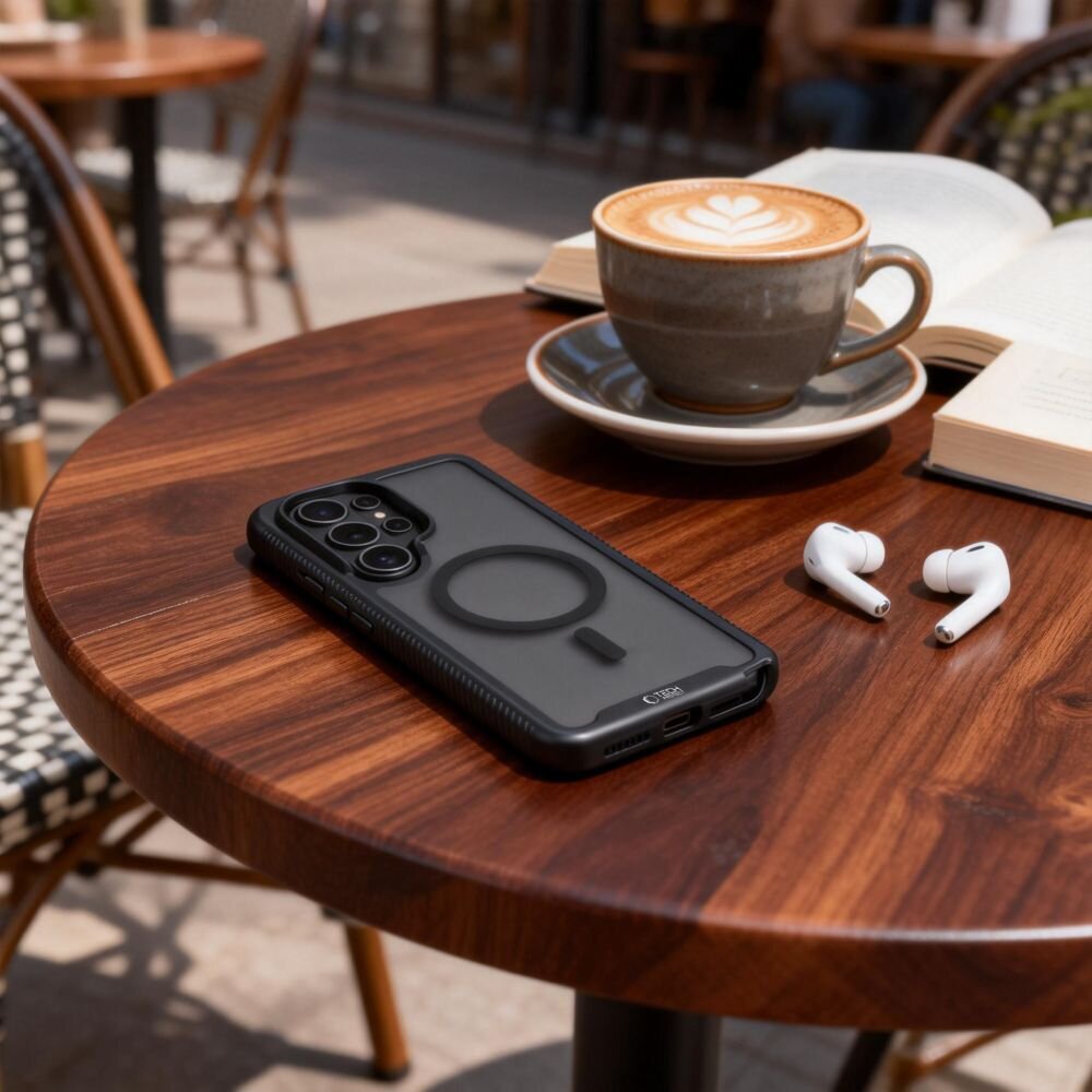 Samsung Galaxy S26 Ultra Tech-Protect Defense MagSafe dėklas – juodas 3