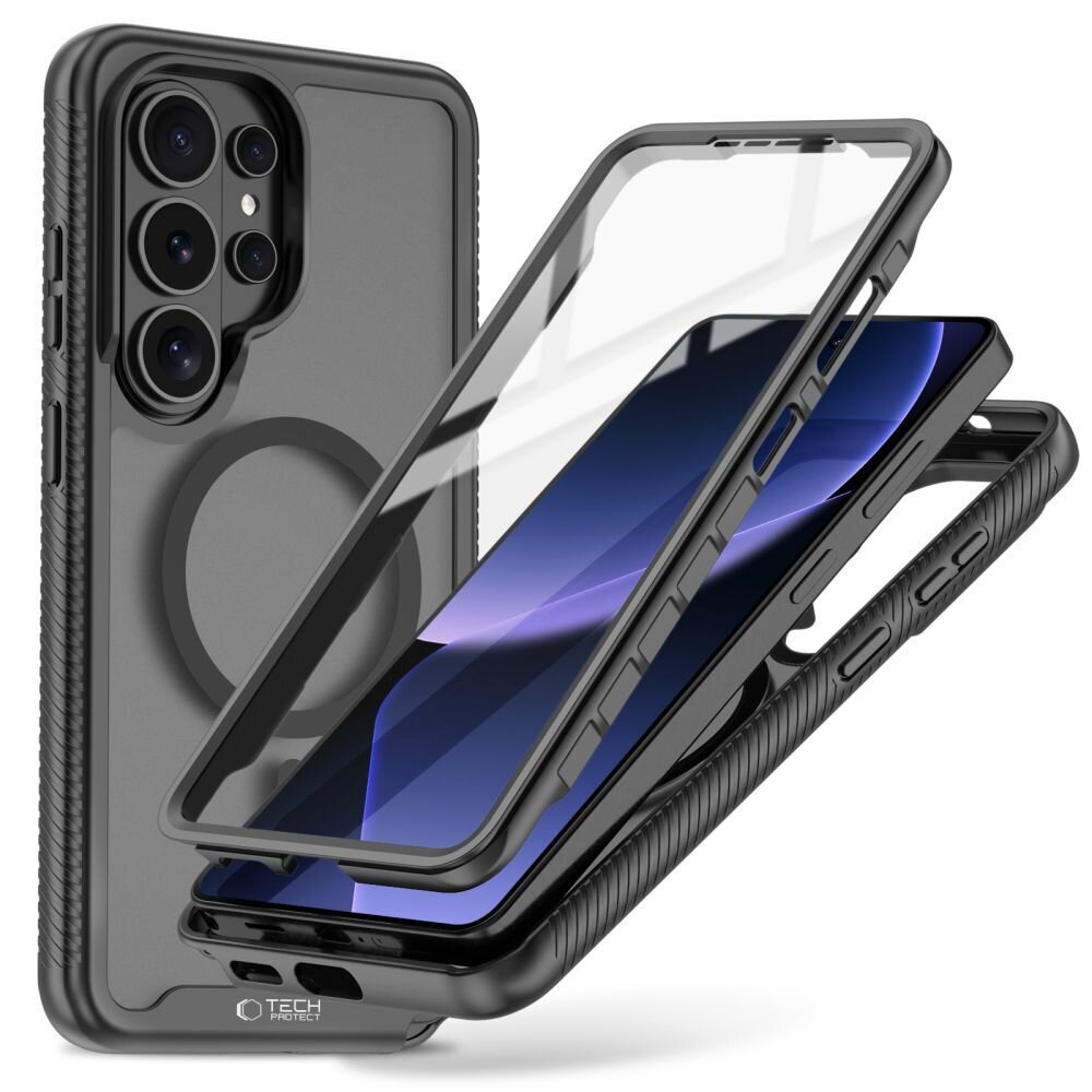 Samsung Galaxy S26 Ultra Tech-Protect Defense MagSafe dėklas – juodas Samsung Galaxy S26 Ultra Tech-Protect Defense MagSafe dėklas – juodas