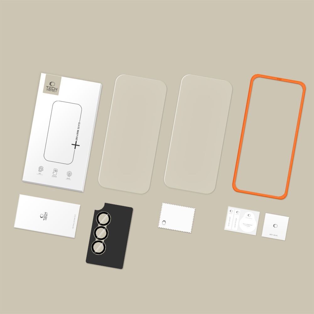 Samsung Galaxy A37 5G Tech-Protect Easy Set+ grūdintas stiklas (3 vnt.) 7