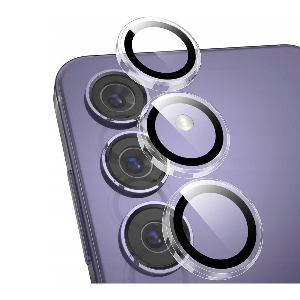 Samsung Galaxy S25 FE Tech-Protect Easy Set+ grūdintas stiklas, 3 vnt. – skaidrus 5