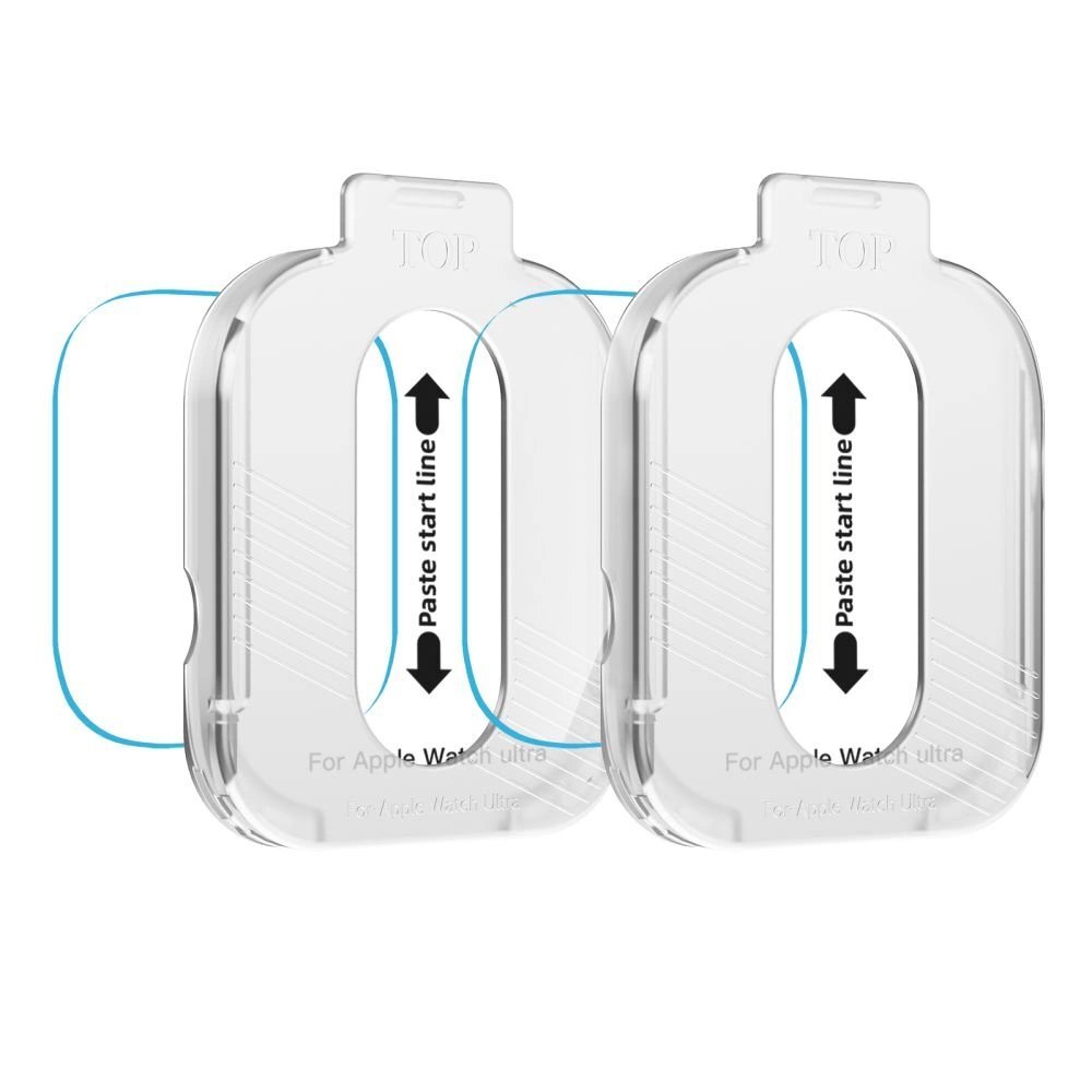 Apple Watch Ultra 1 / 2 49mm Tech-Protect Easy Set+ grūdintas stiklas, 2 vnt. – skaidrus 2 Apple Watch Ultra 1 / 2 49mm Tech-Protect Easy Set+ grūdintas stiklas, 2 vnt. – skaidrus 2