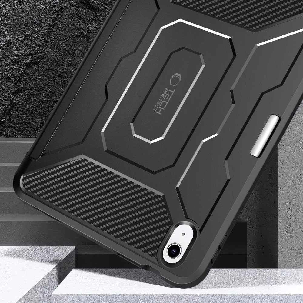 iPad 10.9” 10 / 2022 / 11” 11 / 2025 dėklas Tech-Protect Endurance – juodas 6