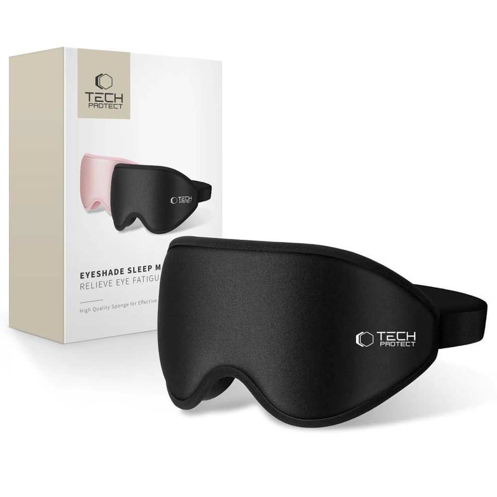 Miego kaukė Tech-Protect Eyeshade – juoda