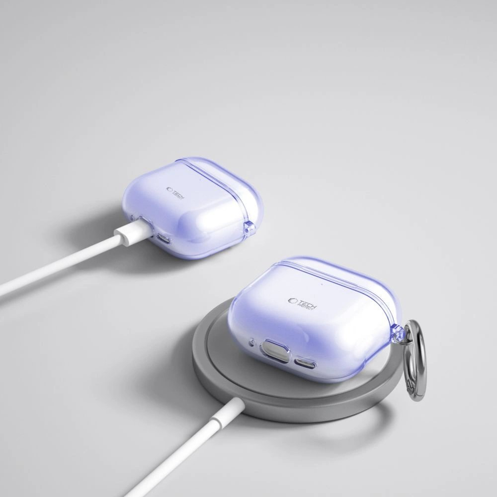 Tech-Protect FlexAir Dėklas AirPods 4 - Violetinis 4 Tech-Protect FlexAir Dėklas AirPods 4 - Violetinis 4