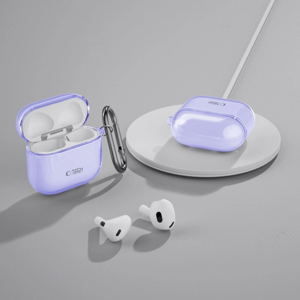 Tech-Protect FlexAir Dėklas AirPods 4 - Violetinis 6 Tech-Protect FlexAir Dėklas AirPods 4 - Violetinis 6