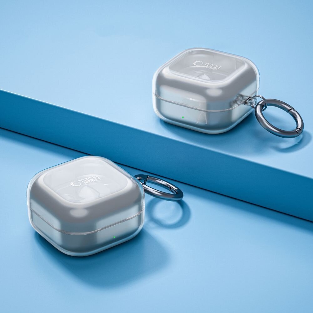 Samsung Galaxy Buds 4 / Buds 4 Pro Tech-Protect FlexAir dėklas – skaidrus 4 Samsung Galaxy Buds 4 / Buds 4 Pro Tech-Protect FlexAir dėklas – skaidrus 4