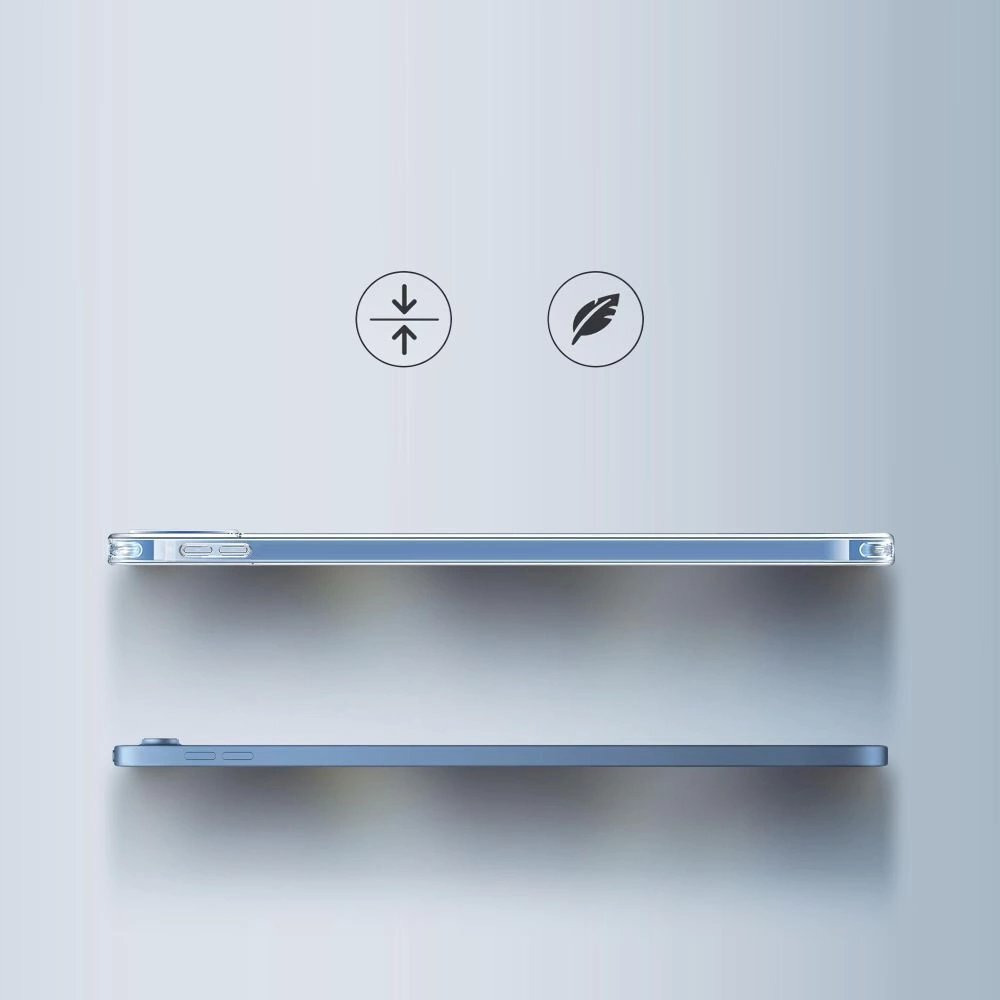iPad 10.9” 10 / 2022 / 11” 11 / 2025 dėklas Tech-Protect FlexAir Hybrid – skaidrus 4