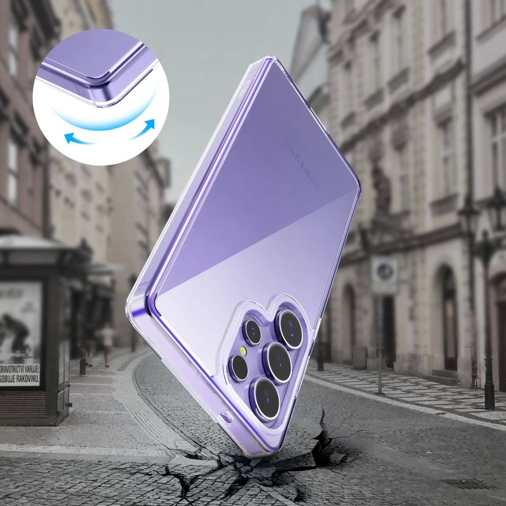 Tech-Protect Flexair Hybrid Dėklas Samsung Galaxy S25 Ultra - Skaidrus 3 Tech-Protect Flexair Hybrid Dėklas Samsung Galaxy S25 Ultra - Skaidrus 3