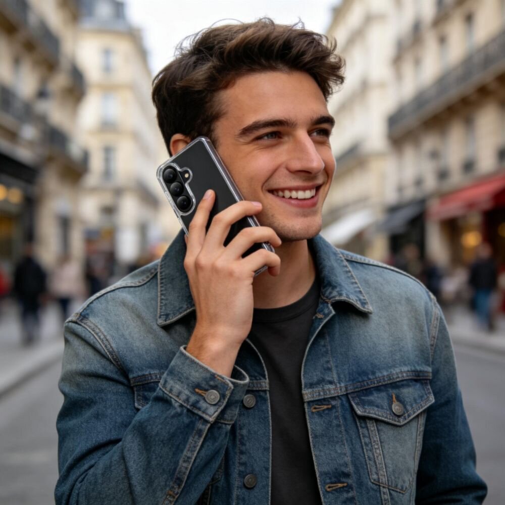 Samsung Galaxy S26 Tech-Protect FlexAir Hybrid dėklas – skaidrus 6