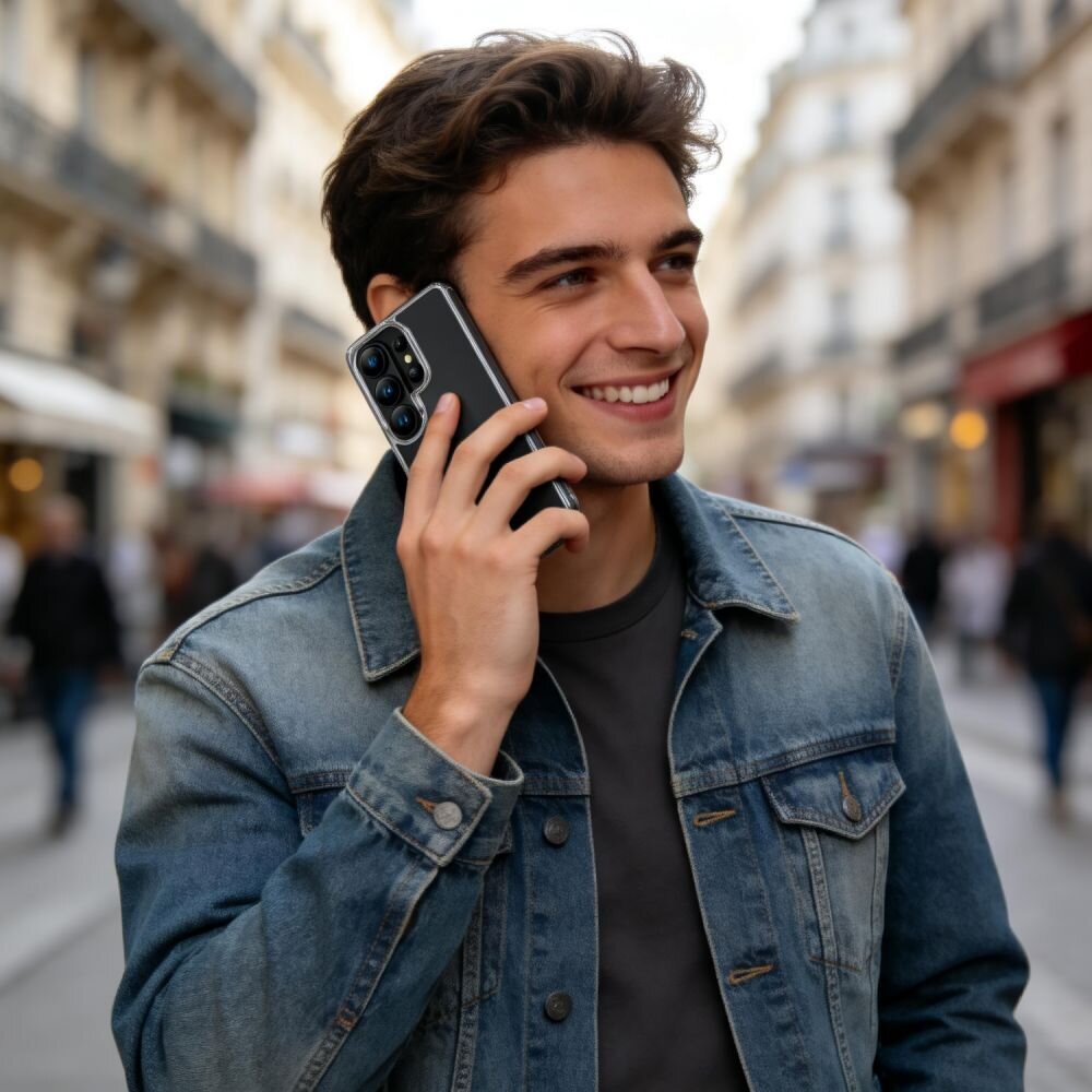 Samsung Galaxy S26 Ultra Tech-Protect FlexAir Hybrid dėklas – skaidrus 6