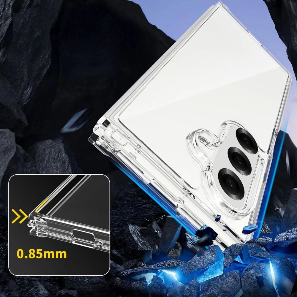 Samsung Galaxy Z Fold 7 dėklas Tech-Protect FlexAir Hybrid – skaidrus 1 Samsung Galaxy Z Fold 7 dėklas Tech-Protect FlexAir Hybrid – skaidrus 1