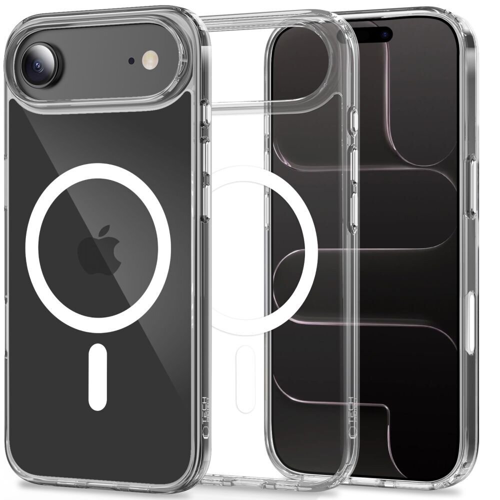iPhone Air Tech-Protect FlexAir Hybrid CC MagSafe dėklas – skaidrus 1