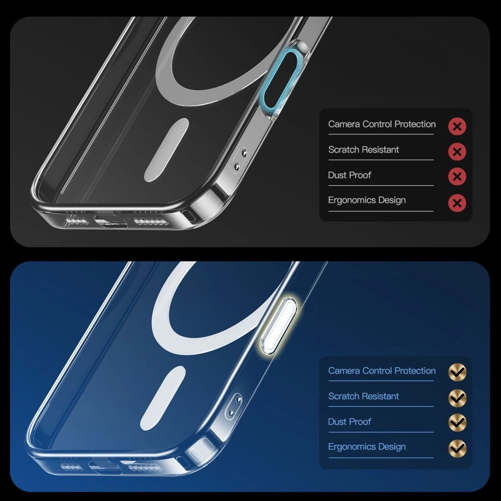 Tech-Protect Flexair Hybrid CC Magsafe iPhone 16 Pro Max Dėklas - Skaidrus 5 Tech-Protect Flexair Hybrid CC Magsafe iPhone 16 Pro Max Dėklas - Skaidrus 5