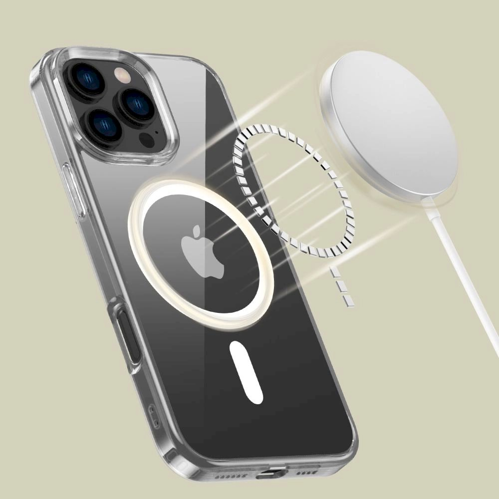 Tech-Protect FlexAir Hybrid MagSafe Dėklas iPhone 16 Pro Max - Skaidrus 4 Tech-Protect FlexAir Hybrid MagSafe Dėklas iPhone 16 Pro Max - Skaidrus 4