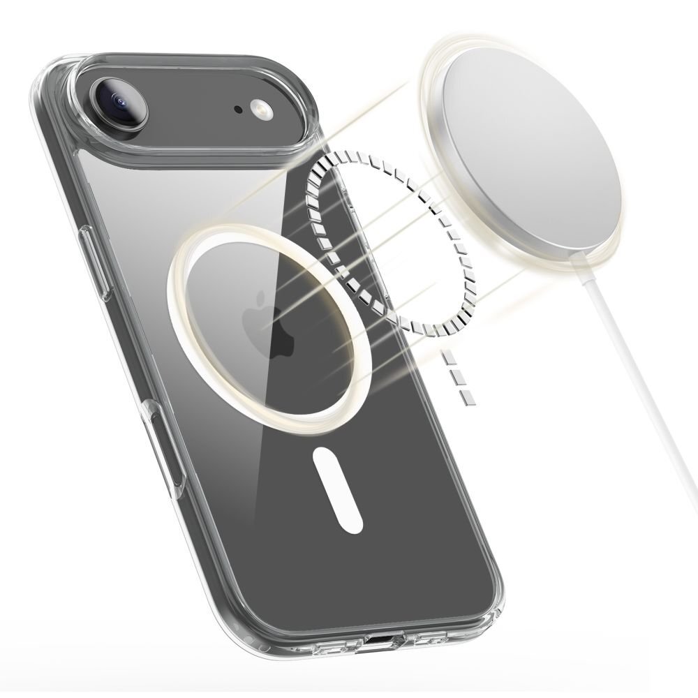 iPhone 17 Air dėklas Tech-Protect FlexAir Hybrid, MagSafe – skaidrus 1