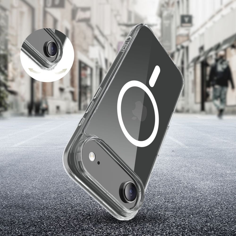 iPhone 17 Air dėklas Tech-Protect FlexAir Hybrid, MagSafe – skaidrus 2