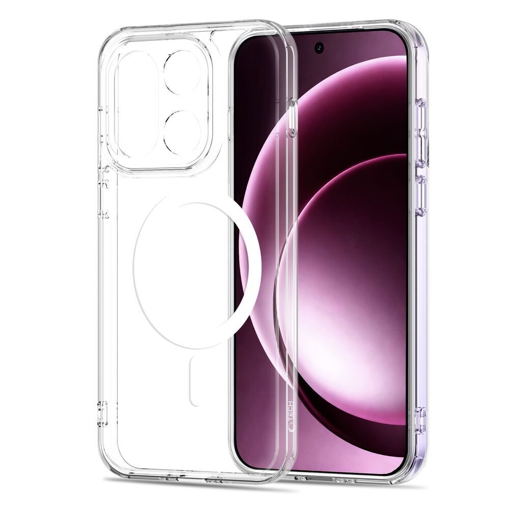 OnePlus 15 Tech-Protect FlexAir Hybrid MagSafe dėklas – skaidrus 1 OnePlus 15 Tech-Protect FlexAir Hybrid MagSafe dėklas – skaidrus 1