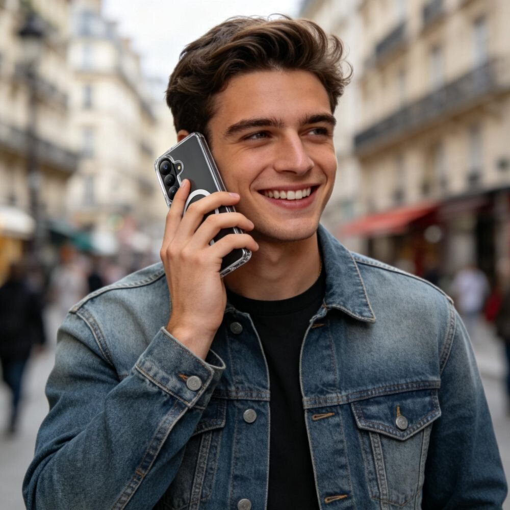 Samsung Galaxy A36 / A56 / A37 5G Tech-Protect FlexAir Hybrid MagSafe dėklas – skaidrus 1