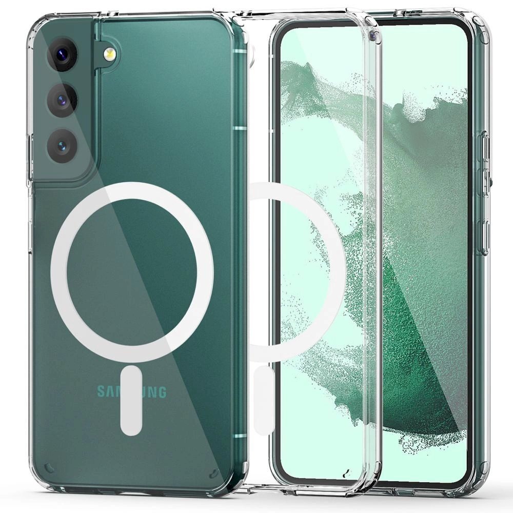 Tech-Protect FlexAir Hybrid MagSafe Dėklas Samsung Galaxy S22 - Permatomas Tech-Protect FlexAir Hybrid MagSafe Dėklas Samsung Galaxy S22 - Permatomas