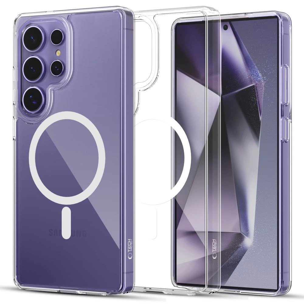 Tech-Protect FlexAir Hybrid MagSafe Dėklas Samsung Galaxy S25 Ultra - Skaidrus Tech-Protect FlexAir Hybrid MagSafe Dėklas Samsung Galaxy S25 Ultra - Skaidrus