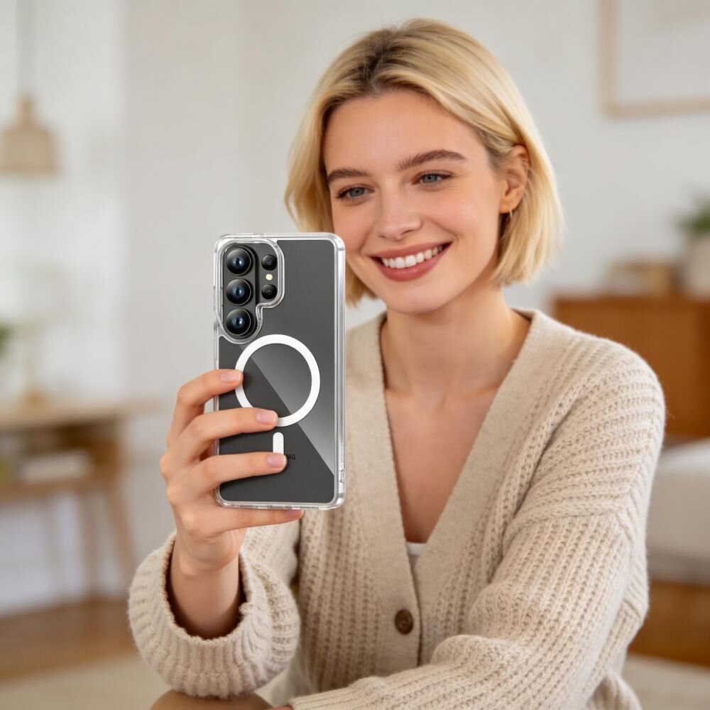 Samsung Galaxy S26 Ultra Tech-Protect FlexAir Hybrid MagSafe dėklas – skaidrus 7 Samsung Galaxy S26 Ultra Tech-Protect FlexAir Hybrid MagSafe dėklas – skaidrus 7