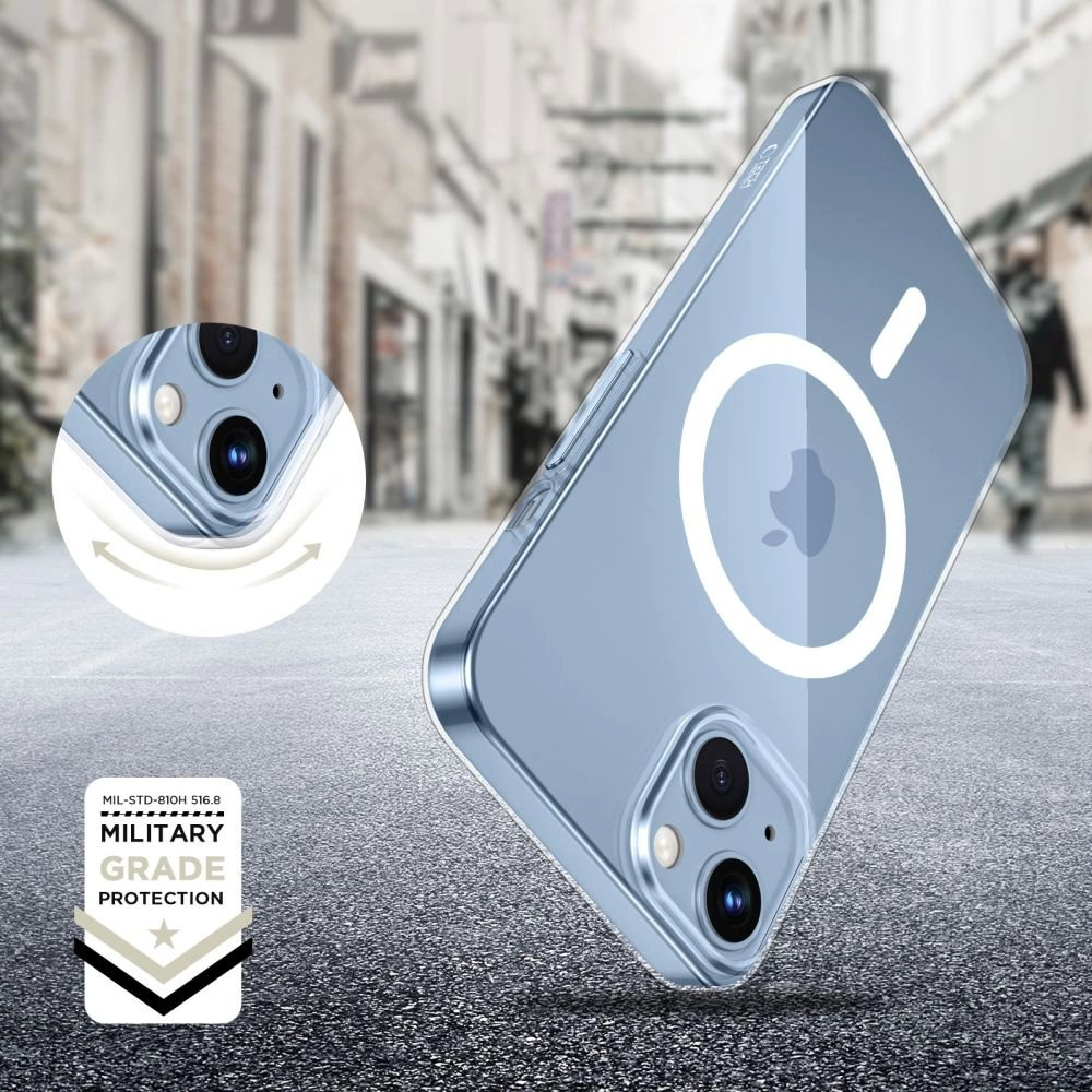 iPhone 13 / 14 Tech-Protect FlexAir MagSafe dėklas - skaidrus 1