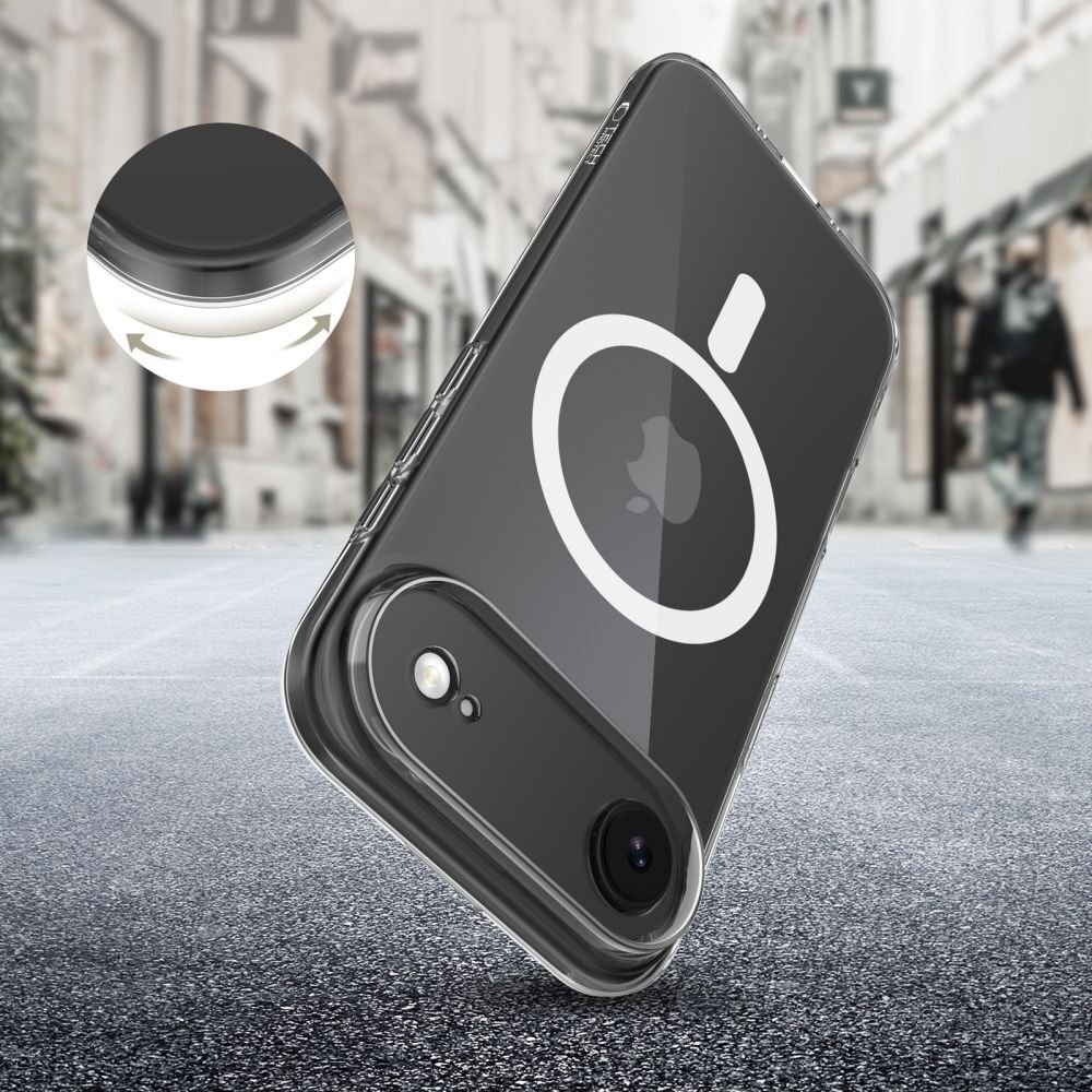 iPhone 17 Air dėklas Tech-Protect FlexAir su MagSafe – skaidrus 4 iPhone 17 Air dėklas Tech-Protect FlexAir su MagSafe – skaidrus 4