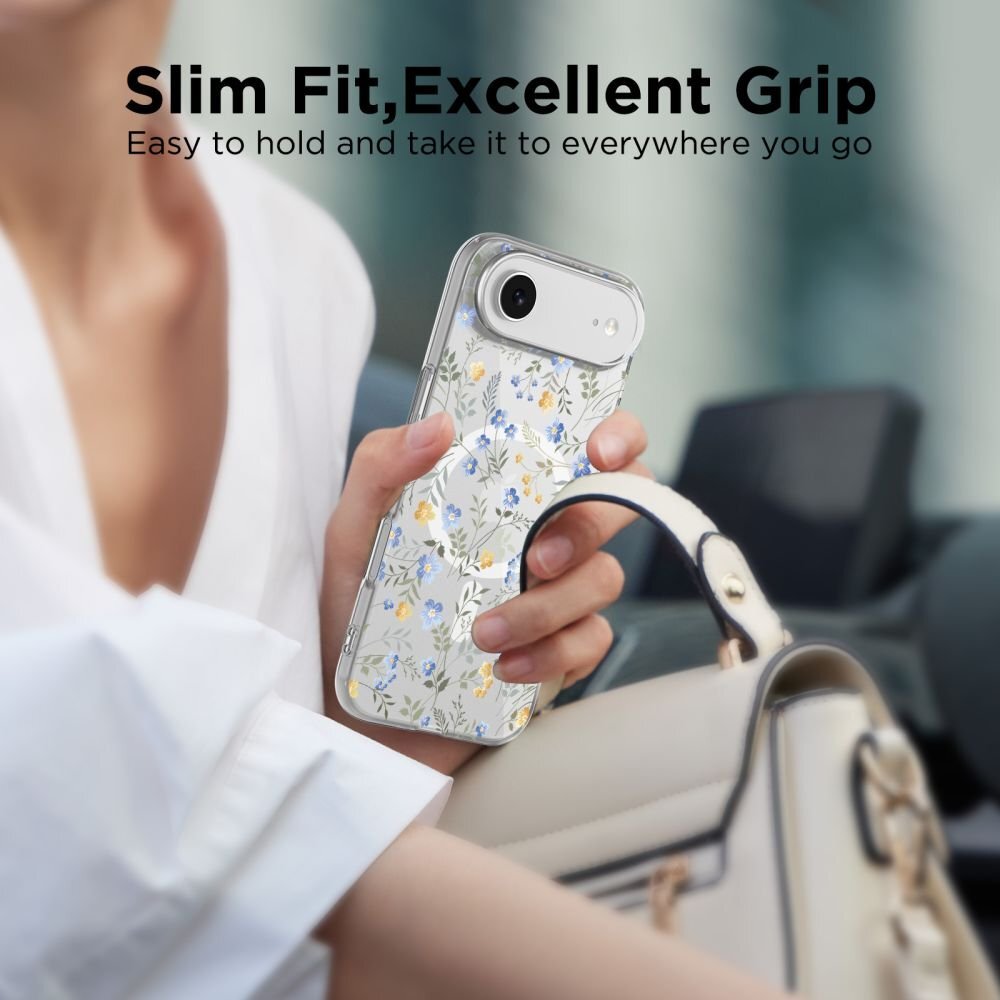 iPhone 17 Air dėklas Tech-Protect FlexAir su MagSafe – ramunėlės su lapais 3 iPhone 17 Air dėklas Tech-Protect FlexAir su MagSafe – ramunėlės su lapais 3