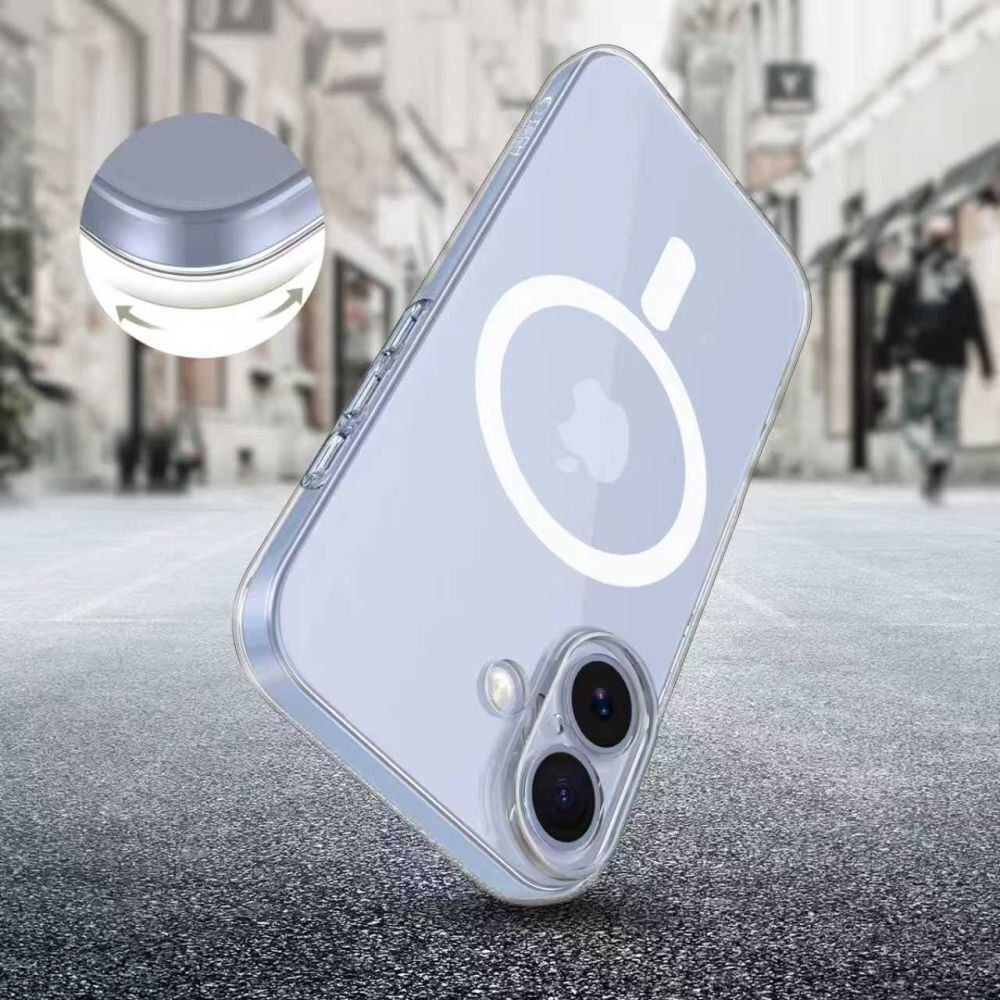 iPhone 17 dėklas Tech-Protect FlexAir su MagSafe – skaidrus 4 iPhone 17 dėklas Tech-Protect FlexAir su MagSafe – skaidrus 4