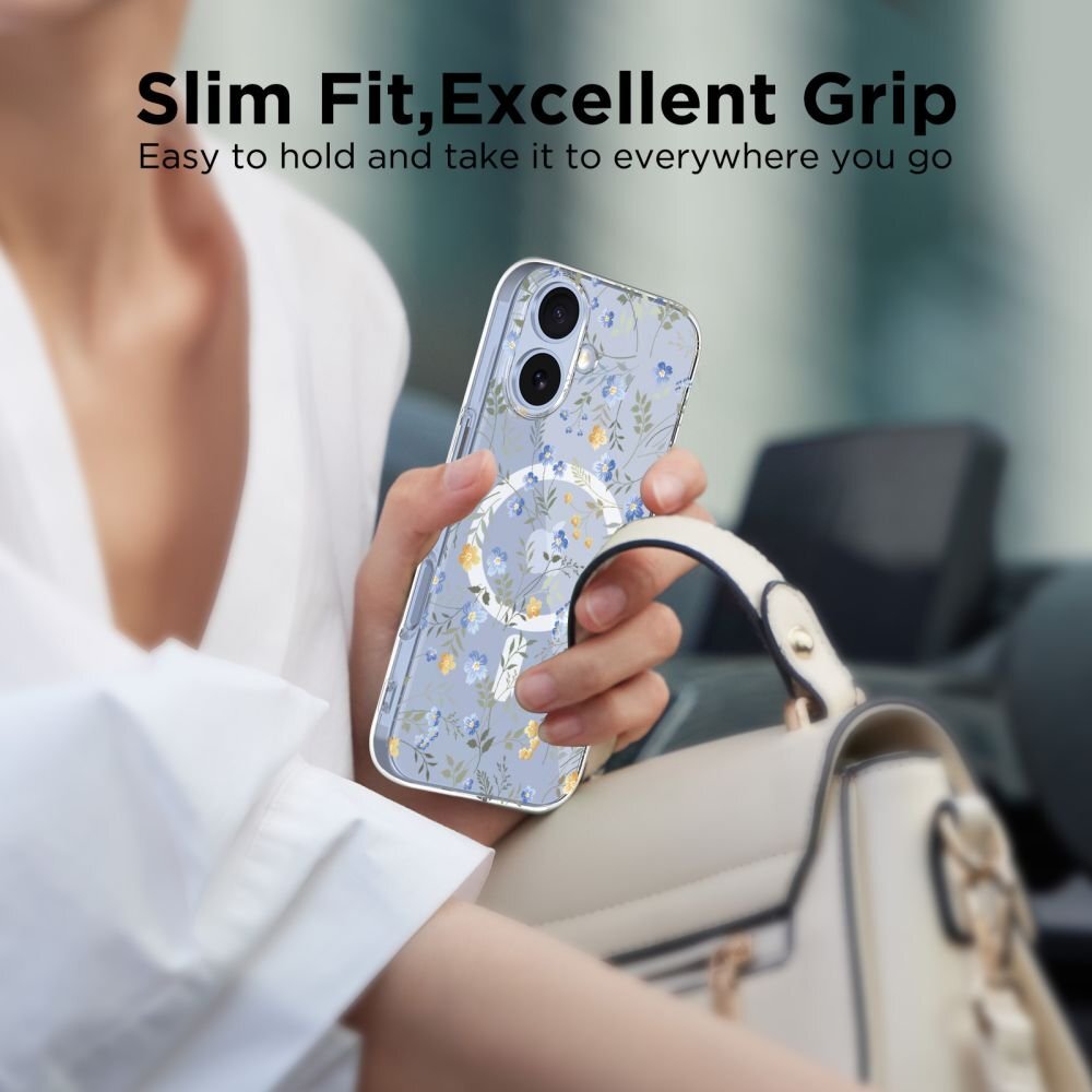 iPhone 17 dėklas Tech-Protect FlexAir su MagSafe – gėlės ir lapeliai 4 iPhone 17 dėklas Tech-Protect FlexAir su MagSafe – gėlės ir lapeliai 4