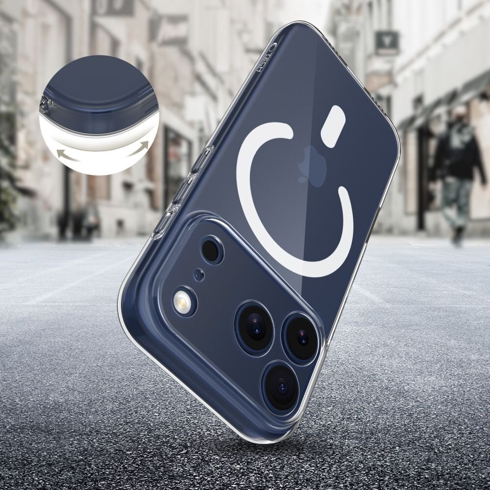 iPhone 17 Pro Max dėklas Tech-Protect FlexAir su MagSafe – skaidrus 4 iPhone 17 Pro Max dėklas Tech-Protect FlexAir su MagSafe – skaidrus 4