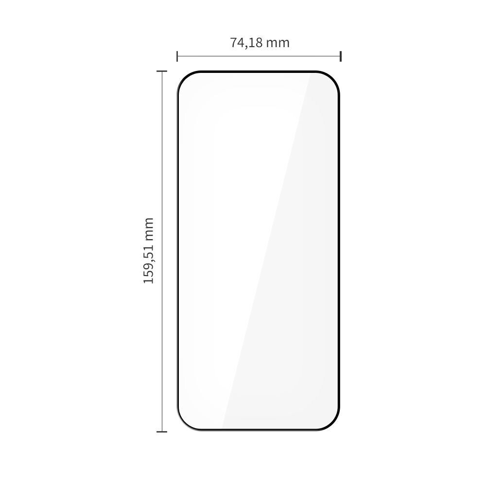 Xiaomi Poco F8 Pro Ultra Tech-Protect Glass Fit+ grūdintas stiklas (2 vnt.) – juodas 1 Xiaomi Poco F8 Pro Ultra Tech-Protect Glass Fit+ grūdintas stiklas (2 vnt.) – juodas 1