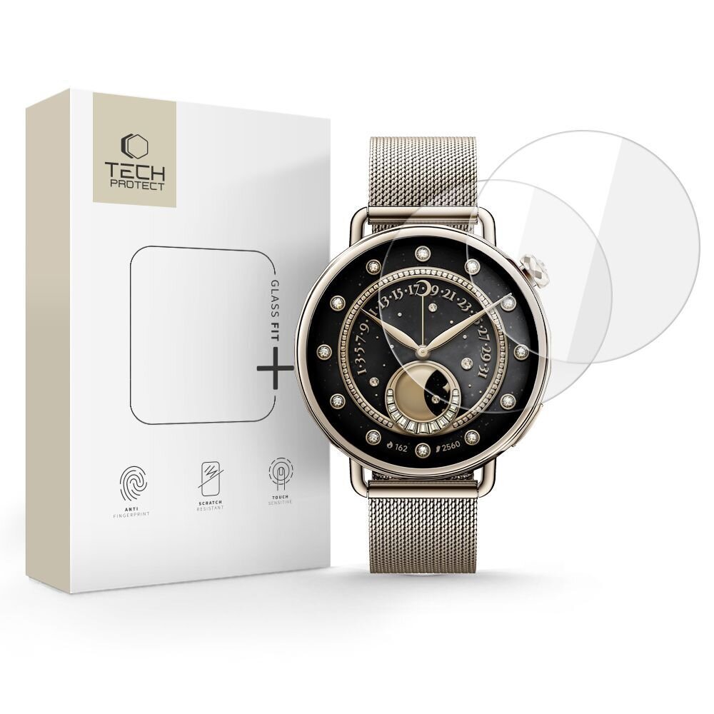 Xiaomi Watch S4 41 mm Tech-Protect Glass Fit+ grūdintas stiklas (2 vnt.) Xiaomi Watch S4 41 mm Tech-Protect Glass Fit+ grūdintas stiklas (2 vnt.)