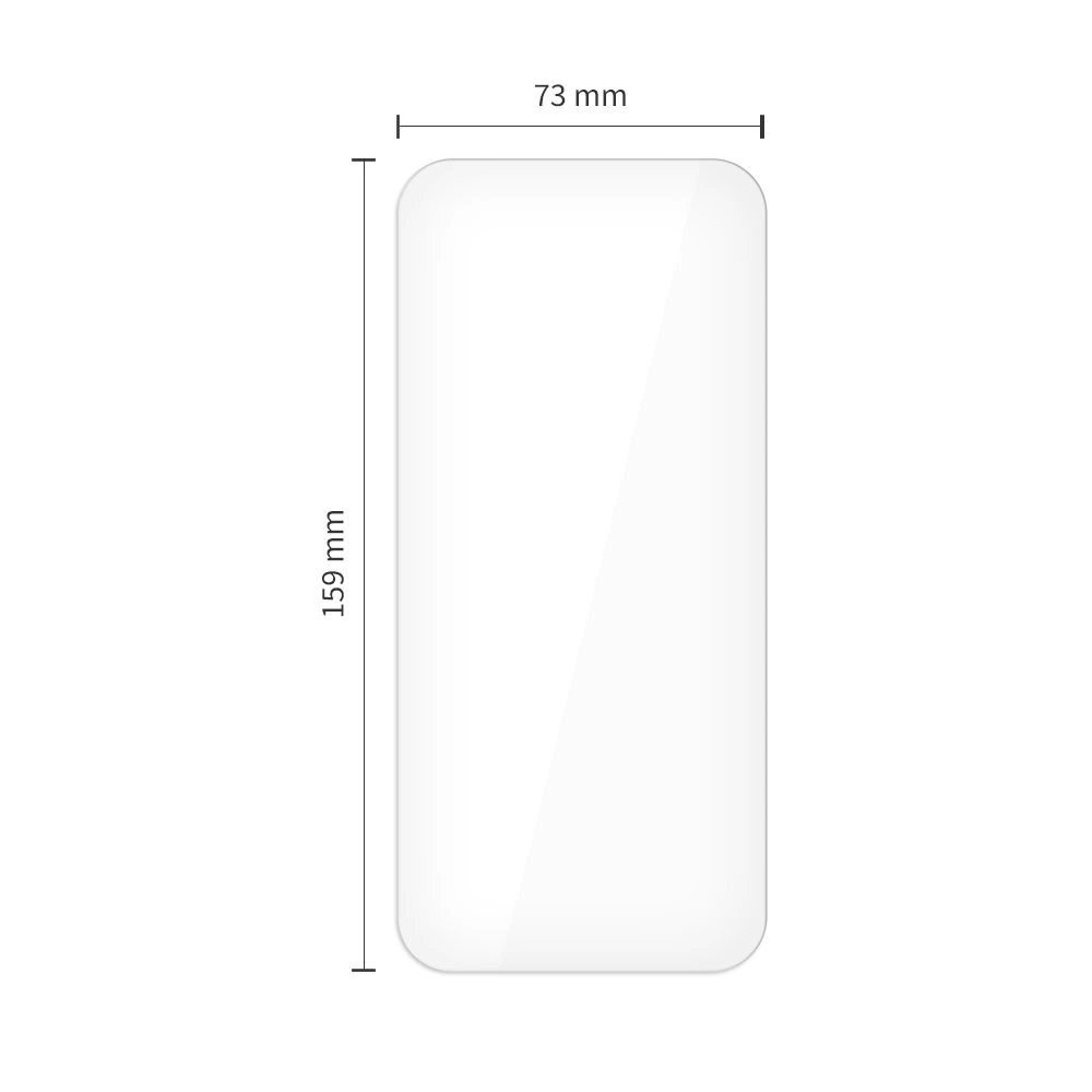 iPhone 16 Pro Max / 17 Pro Max grūdintas stiklas Tech-Protect Glass Fit+ 2 vnt. – skaidrus 1