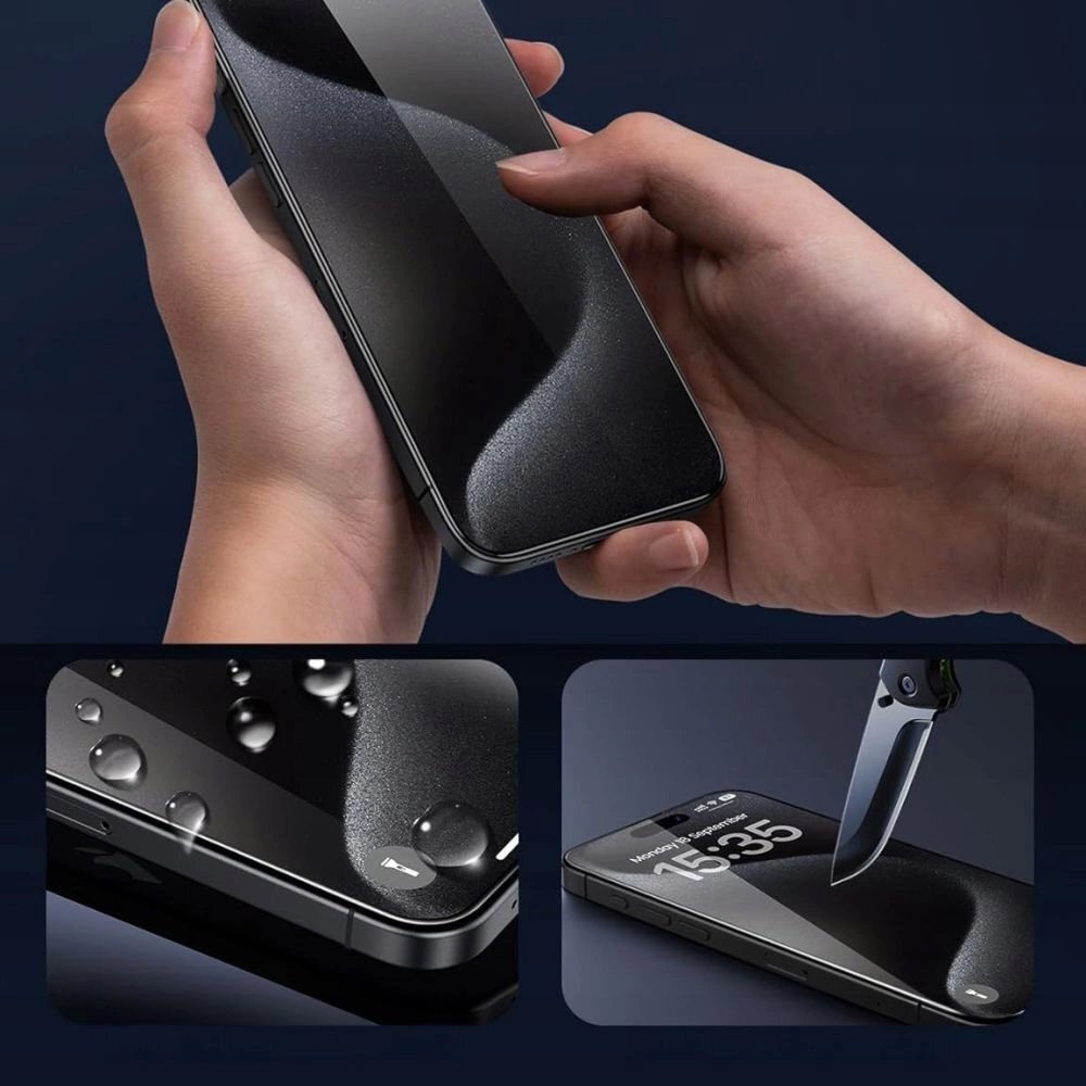 iPhone 17 Air Tech-Protect Glass Fit+ grūdintas stiklas, 2 vnt. – skaidrus 3 iPhone 17 Air Tech-Protect Glass Fit+ grūdintas stiklas, 2 vnt. – skaidrus 3