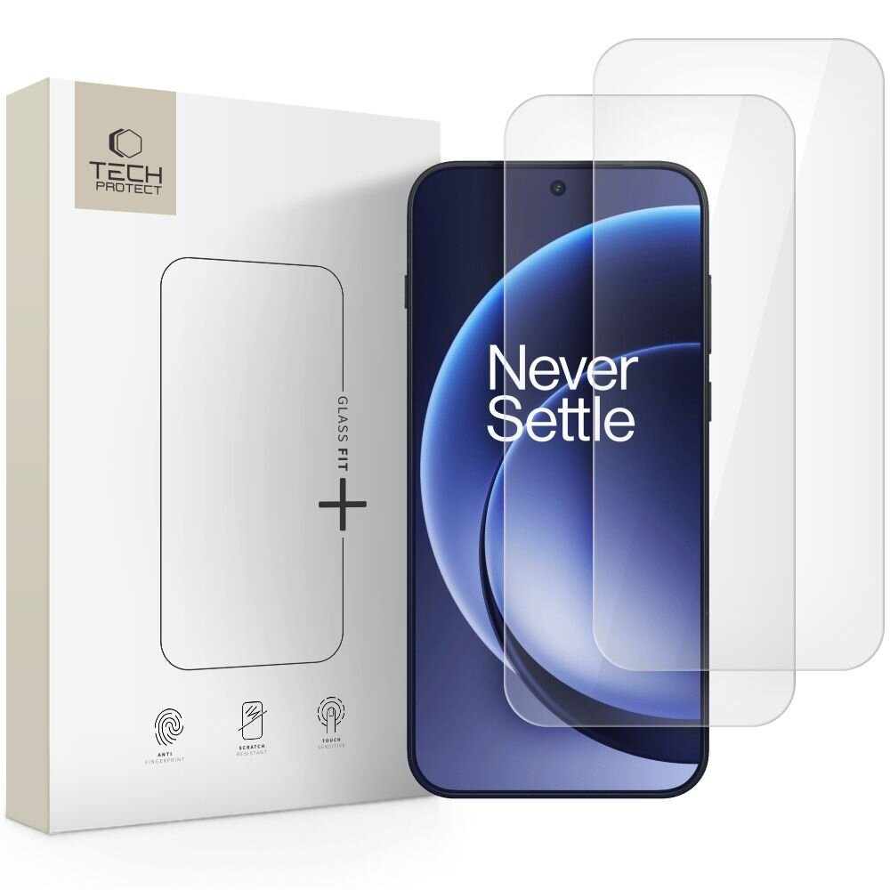 OnePlus 15 Tech-Protect Glass Fit+ grūdintas stiklas (2 vnt.)