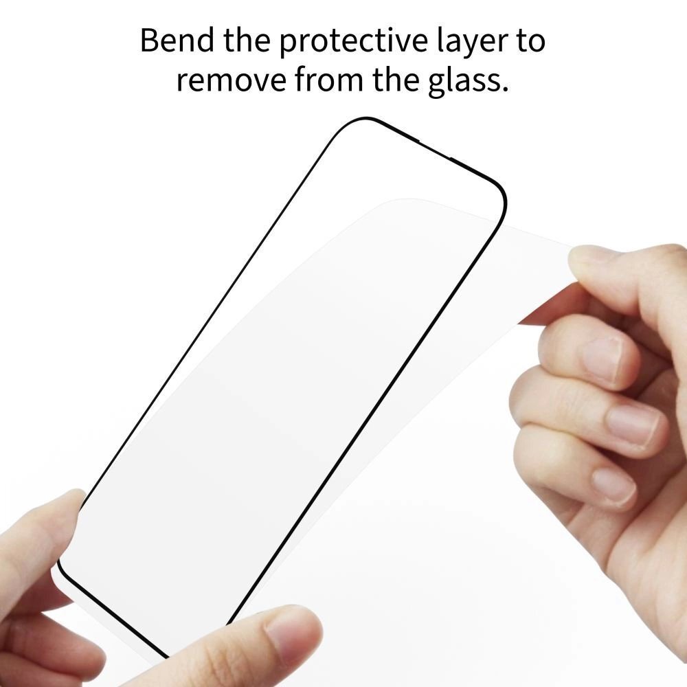Xiaomi Poco F7 5G Tech-Protect Glass Fit+ grūdintas stiklas, 2 vnt. – juodas 4