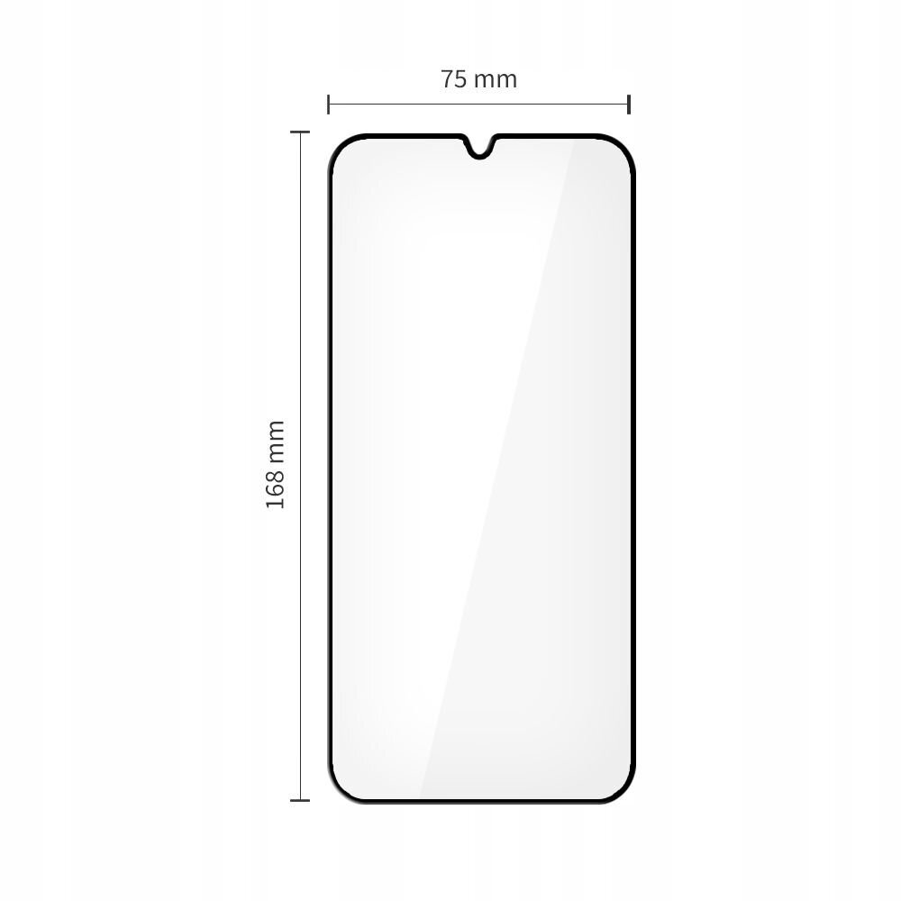 Xiaomi Poco M7 Tech-Protect Glass Fit+ grūdintas stiklas, 2 vnt. – juodas 1