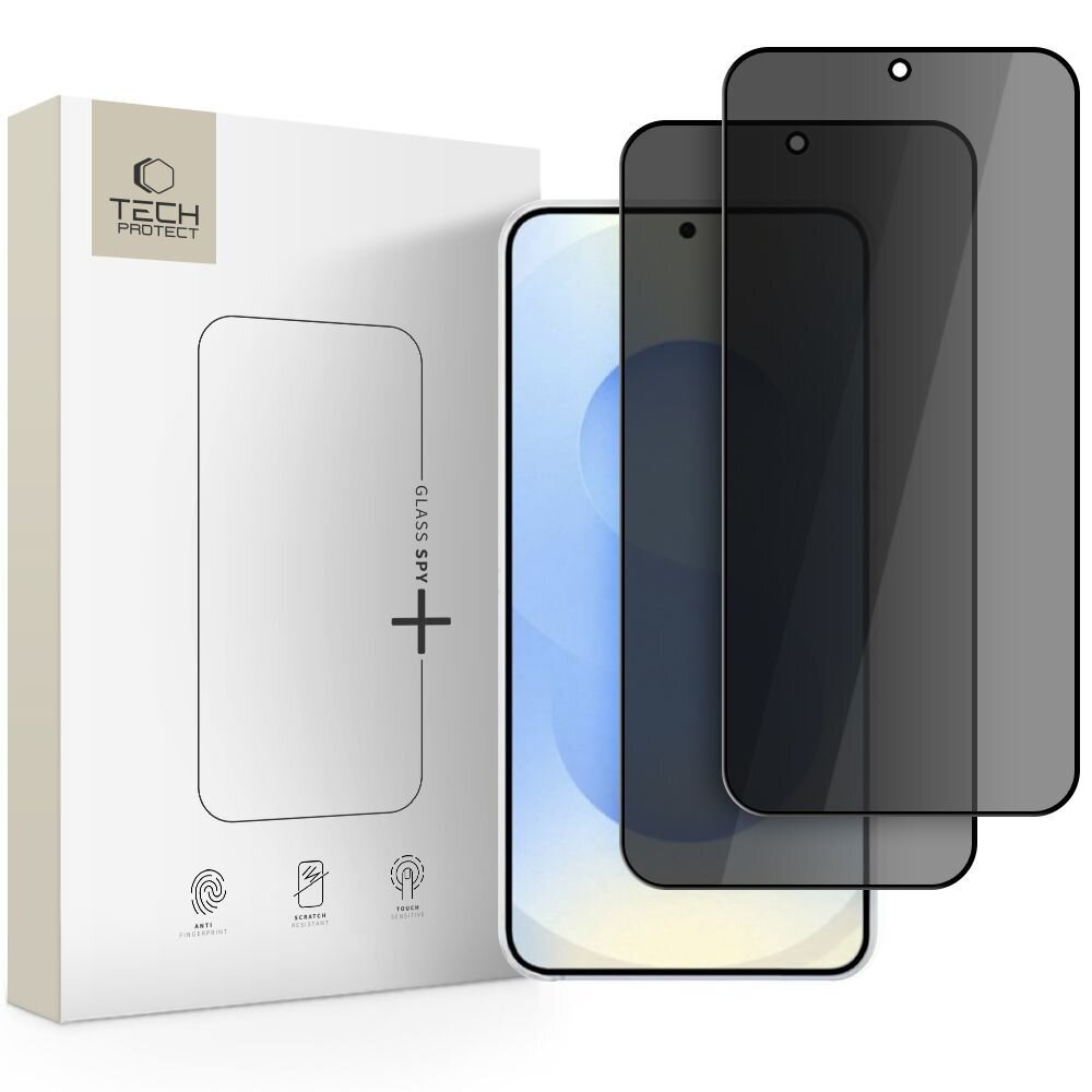 Samsung Galaxy S26+ Tech-Protect Glass SPY+ privatumo grūdintas stiklas (2 vnt.)