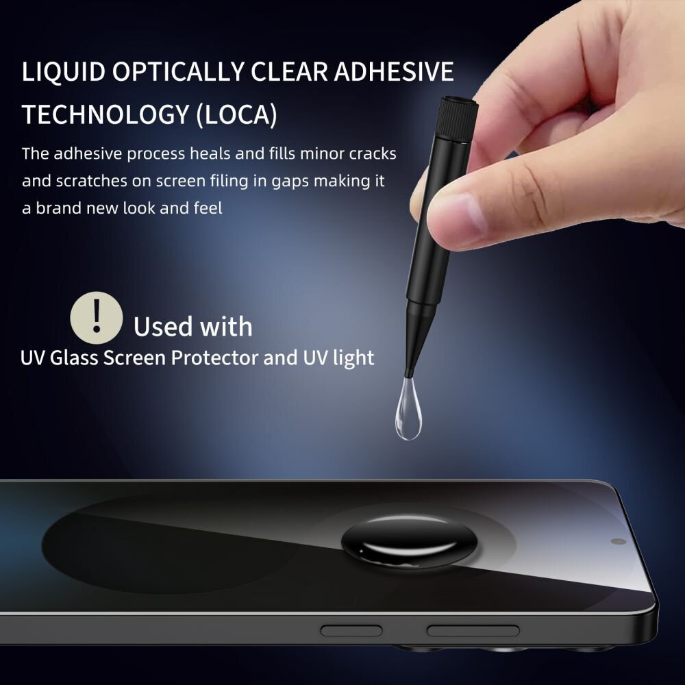 Xiaomi Redmi Note 15 Pro+ 5G Tech-Protect Glass UV+ grūdintas stiklas (2 vnt.) 2 Xiaomi Redmi Note 15 Pro+ 5G Tech-Protect Glass UV+ grūdintas stiklas (2 vnt.) 2