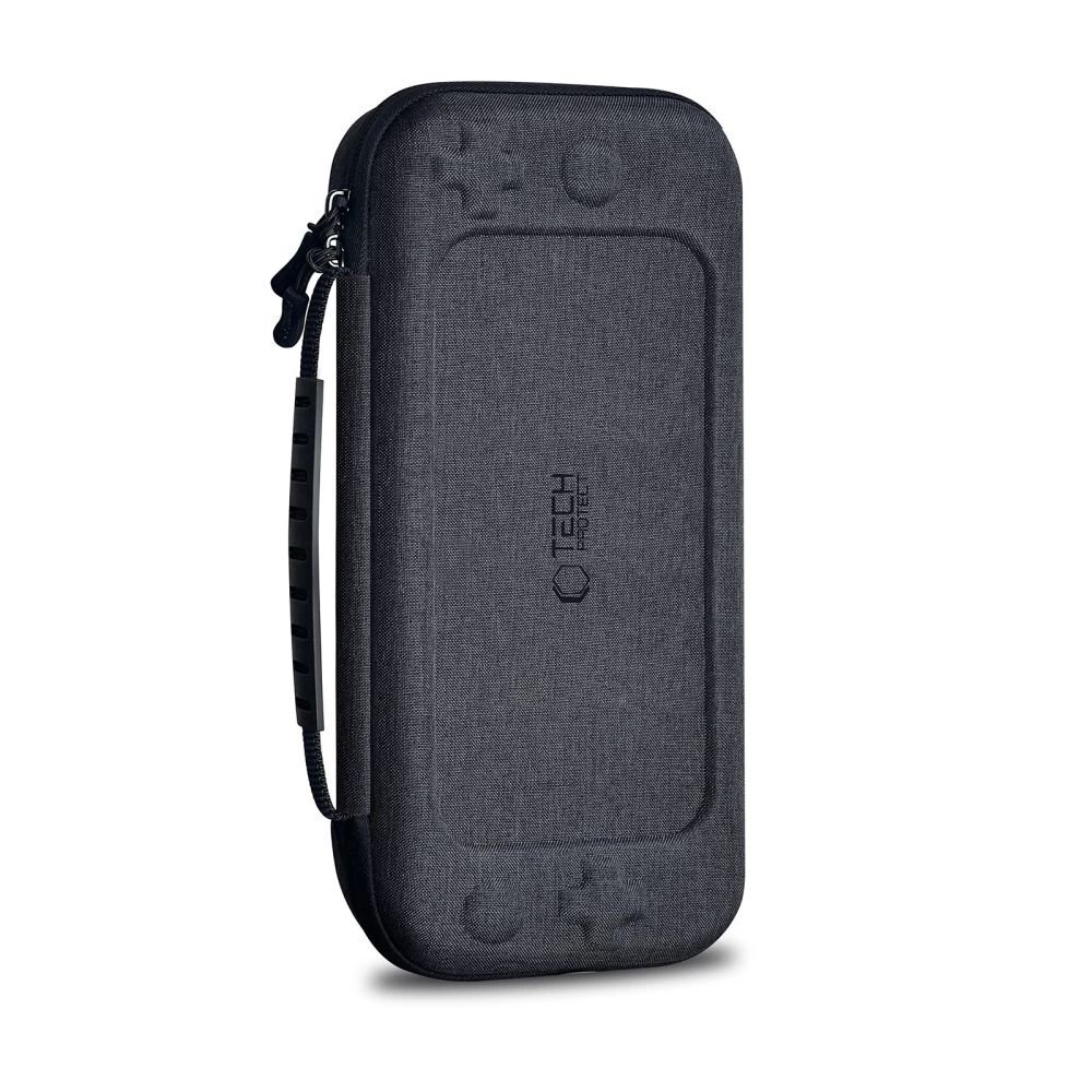 Nintendo Switch 2 dėklas Tech-Protect Hardpouch – pilkas 1 Nintendo Switch 2 dėklas Tech-Protect Hardpouch – pilkas 1