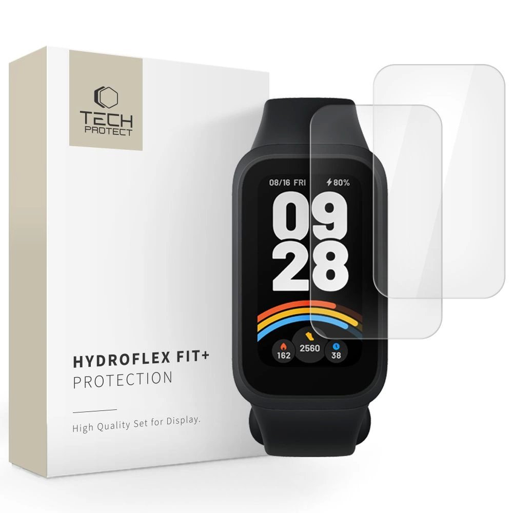 Xiaomi Smart Band 9 Active Skaidri hidrogelio plėvelė Tech-Protect Hydroflex Fit+ 2 vnt.