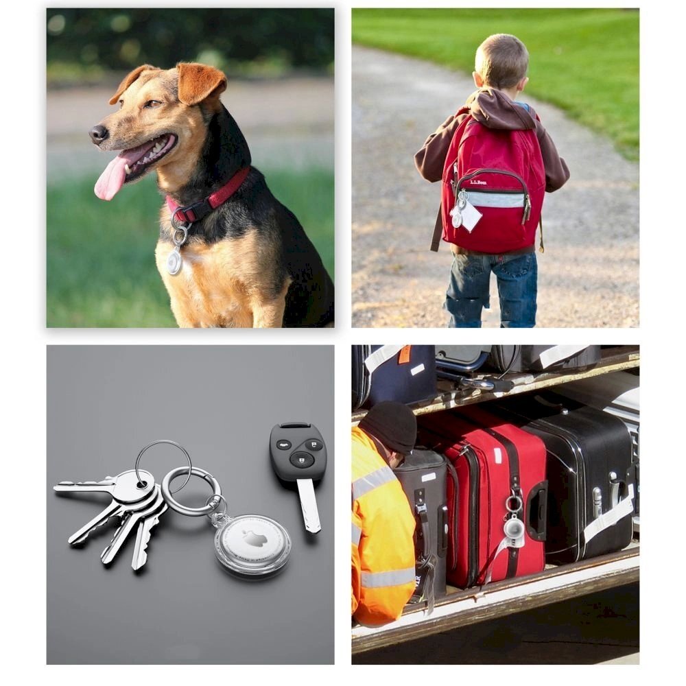 Tech-Protect Icon Dėklas Apple AirTag - Permatomas 4 Tech-Protect Icon Dėklas Apple AirTag - Permatomas 4