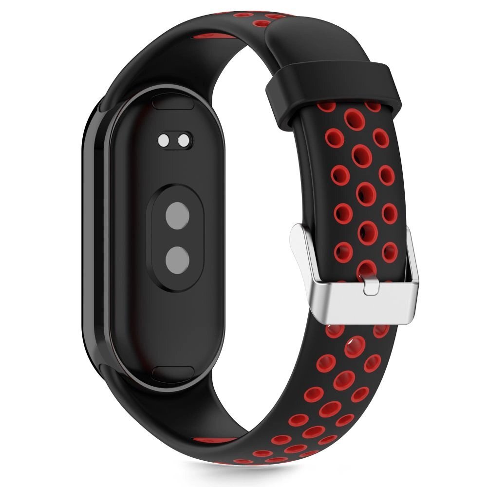 Xiaomi Smart Band 8 / 9 / 10 / NFC Tech-Protect IconBand Air dirželis – juodas ir raudonas 1 Xiaomi Smart Band 8 / 9 / 10 / NFC Tech-Protect IconBand Air dirželis – juodas ir raudonas 1