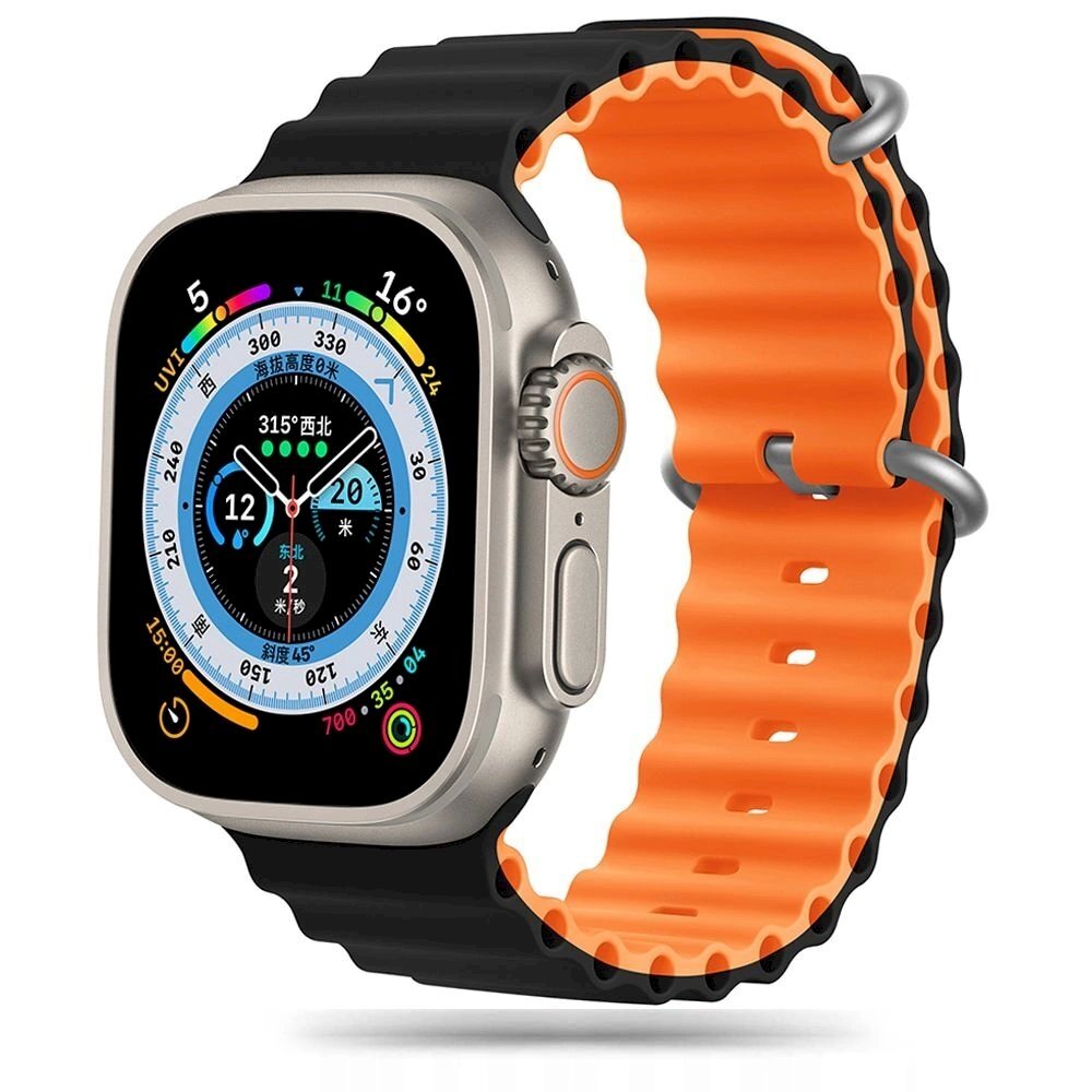 Tech-Protect IconBand Pro Apyrankė Apple Watch 4 / 5 / 6 / 7 / 8 / 9 / SE / Ultra 1 / 2 (42/44/45/49 mm) - Orange/Black Tech-Protect IconBand Pro Apyrankė Apple Watch 4 / 5 / 6 / 7 / 8 / 9 / SE / Ultra 1 / 2 (42/44/45/49 mm) - Orange/Black