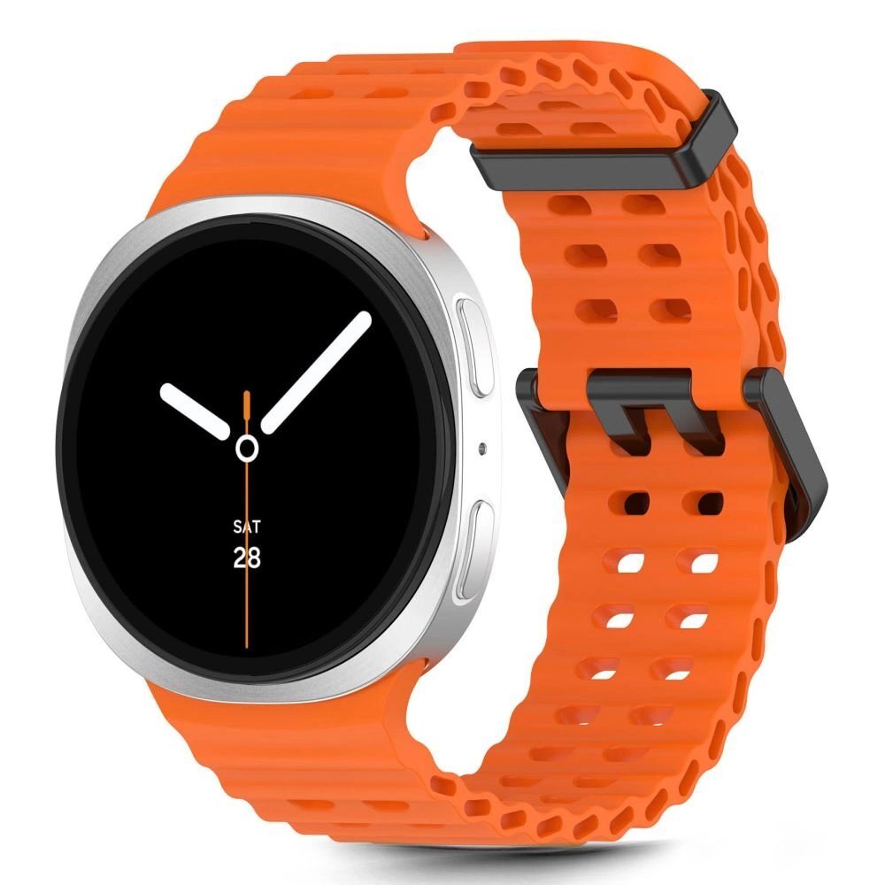 Samsung Galaxy Watch 40/44/46 mm Tech-Protect IconBand Pro dirželis – oranžinis 1