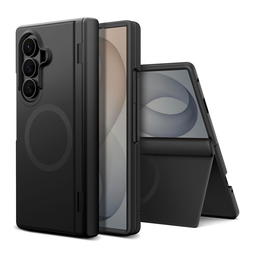 Samsung Galaxy Z Fold 8 Ultra Tech-Protect Kevlar Aura MagSafe dėklas – juodas 1