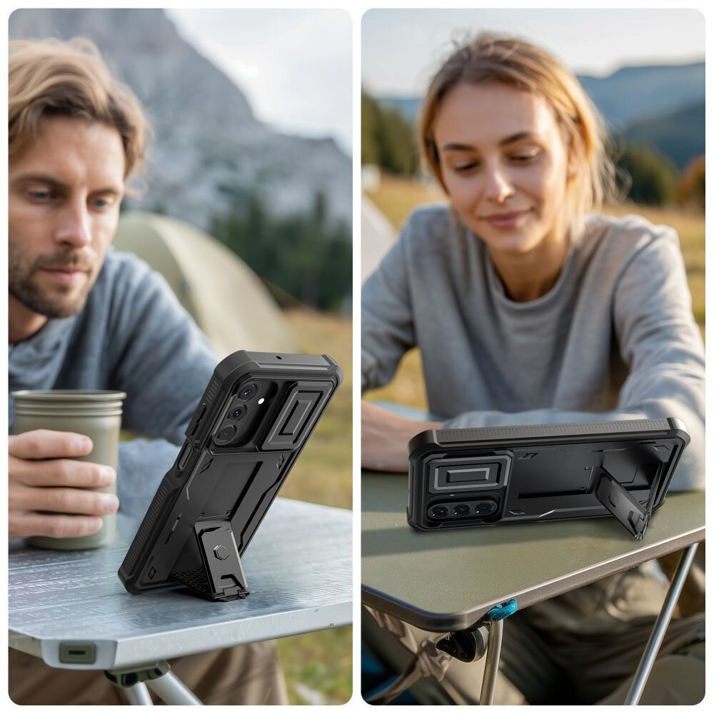 Samsung Galaxy A17 4G / 5G Tech-Protect Kevlar Cam+ dėklas – juodas 2